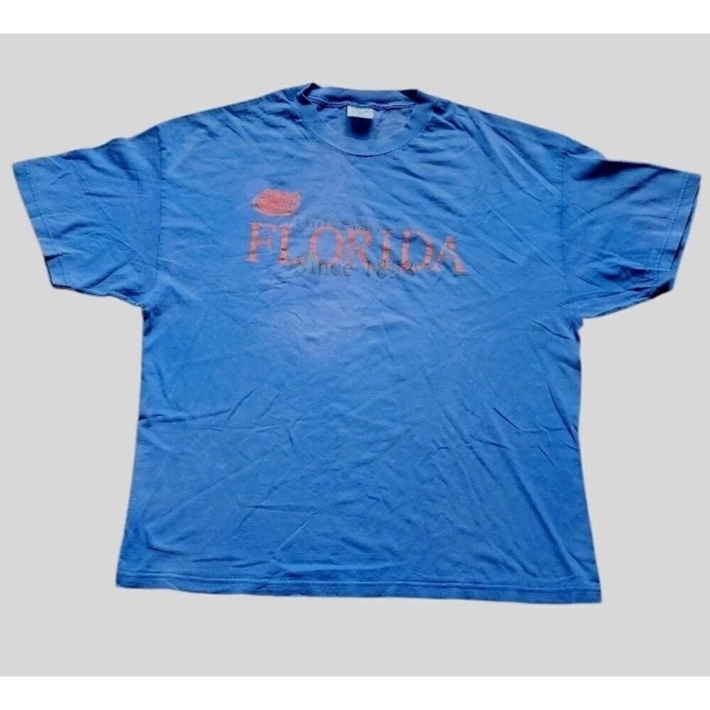 Vintage 90s T-Shirt XXL University Of Florida Gators UF FIGHT’N GATORS 2XL Faded